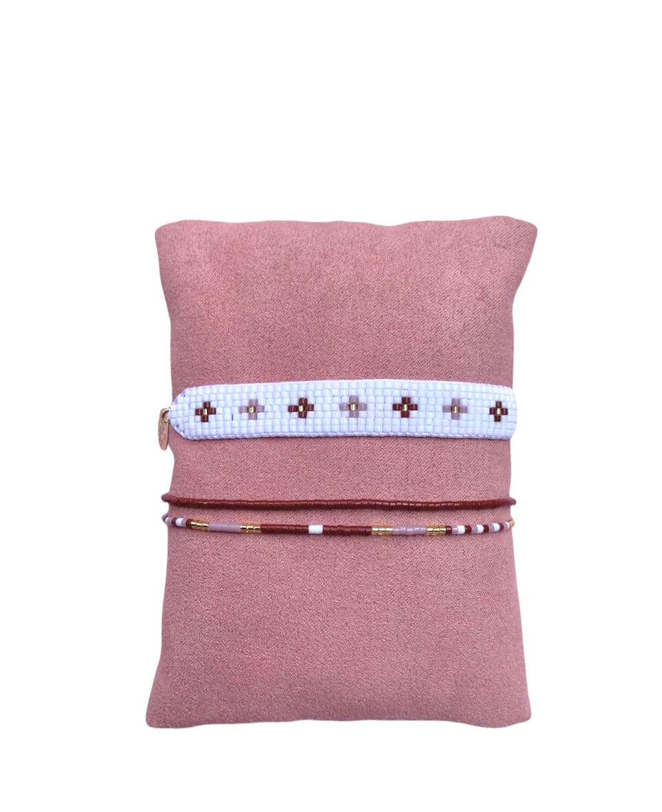 Miyuki Flower Bracelet Set