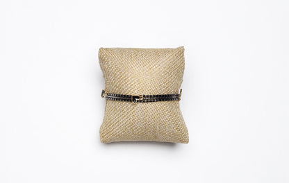 Pulsera Miyuki Trio Heart