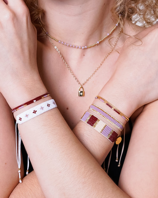Miyuki Flower Bracelet Set